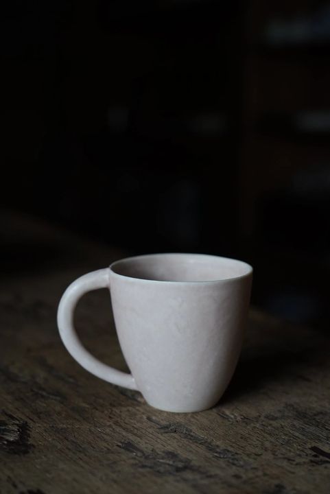 日本器｜薄桃磁咖啡杯